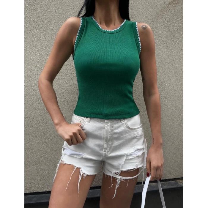 Kaşkorse kumaş bluz