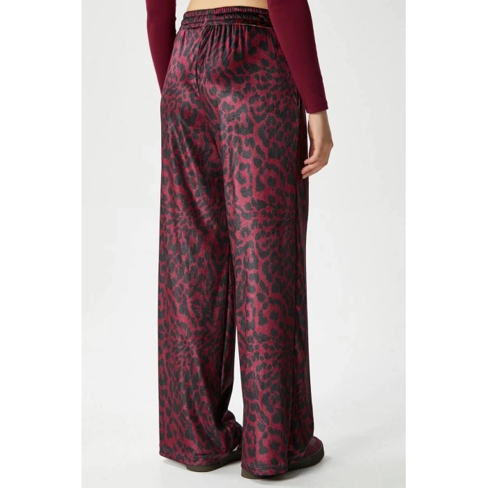 Leopar desen pantolon