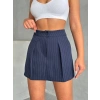Çizgili şort etek
