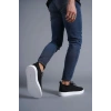 KB-112   Kuback Siyah Triko Bağcıklı  Günlük Erkek  Ayakkabı