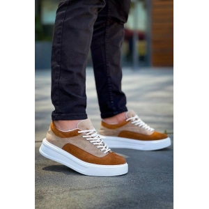 KB-005 Kuback Vizon Taba Süet Bağcıklı  Günlük Erkek  Ayakkabı