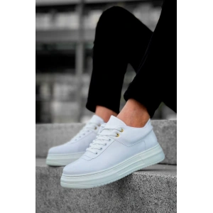 KB-X20 Kuback Beyaz Cilt Günlük Erkek Ayakkabı