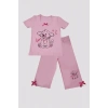 Kız Baskılı Pijama Takımı