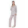 Limissi Viskon Desenli Pijama Takımı