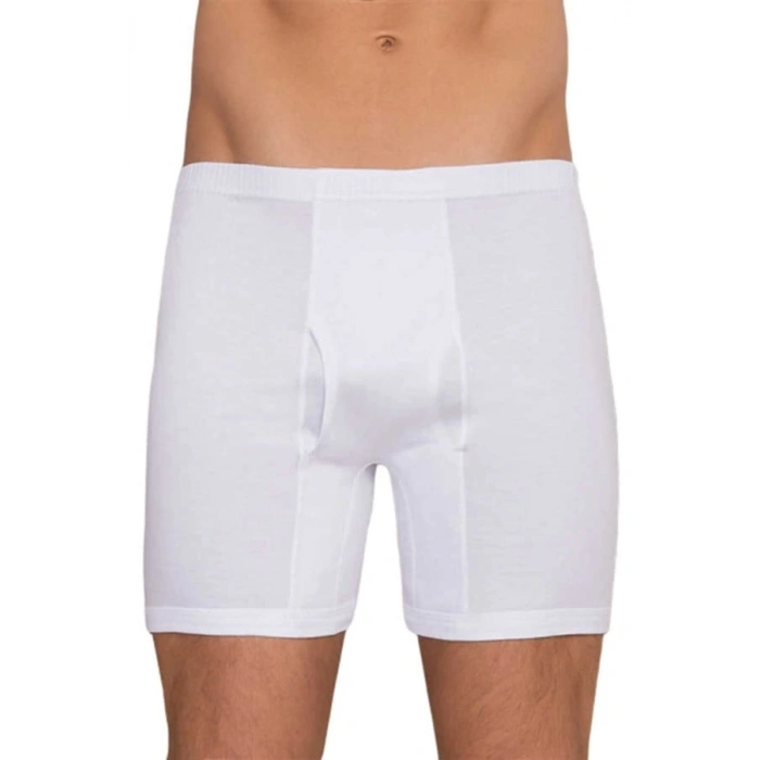 BEYAZ MI Emay 2027 Yüksek Bel Dantelli Paçalı Korse