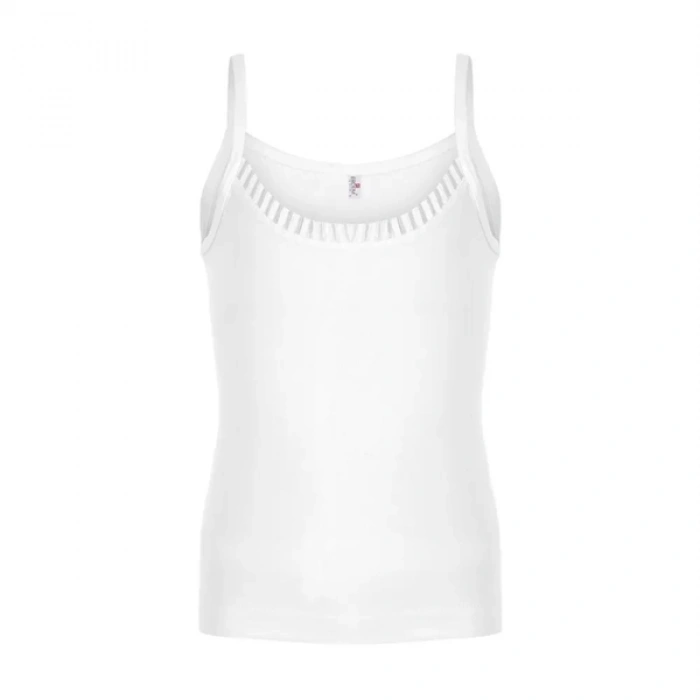 Erdem Kız Çocuk Plıseli Atlet 4052