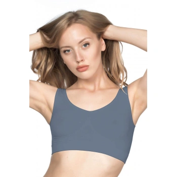 ANTRASİT MI Emay 4005 Soft Kalın Askı Büstiyer