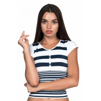 BEYAZ-LACİ MI Emay 5026 Soft Seamless T Shirt