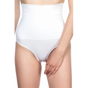 BEYAZ MI Emay 2019 Double Yüksek Bel Çıtçıtlı  Slip Korse