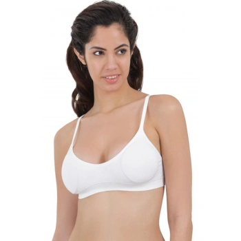 BEYAZ MI Emay 4020 Pedli İnce Askılı Büstiyer