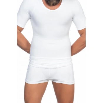 BEYAZ MI Emay E1010 Yarım Kol Erkek Korse Atlet