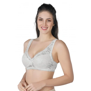 EKRU MI Emay 188 C Pedli Dantelli Telli Toparlayıcı Sütyen