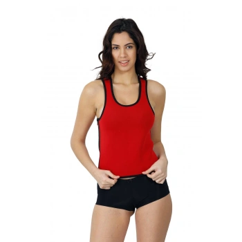 KIRMIZI MI 9157 Terlemeyi Sağlayan Kısa Atlet