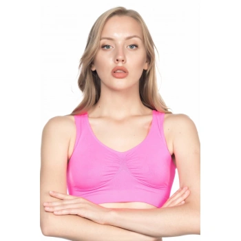 NEON FUŞYA MI Emay 4001 Soft Sporcu Büstiyer