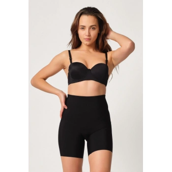 SİYAH MI Emay 2816 Yüksek Bel Boxer Lazer Korse