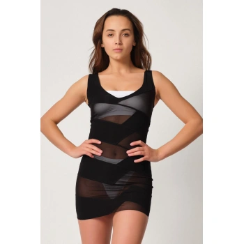 SİYAH MI Emay 2934 Toparlayıcı Elbise Lazer Korse