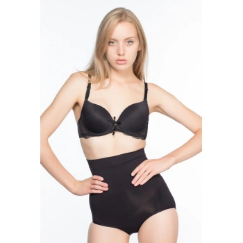 SİYAH MI Emay 7024 Yüksek Bel Slip Korse