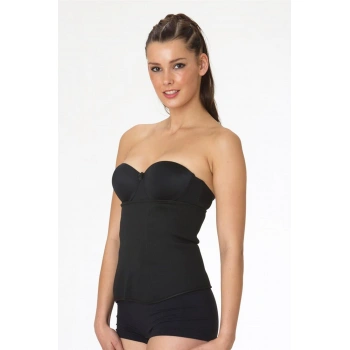 SİYAH MI Emay 9153 Cırtlı Uzun Bel Korse