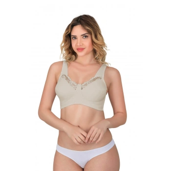 TEN MI Emay 181 C Dantelli Toparlayıcı Cotton Sütyen