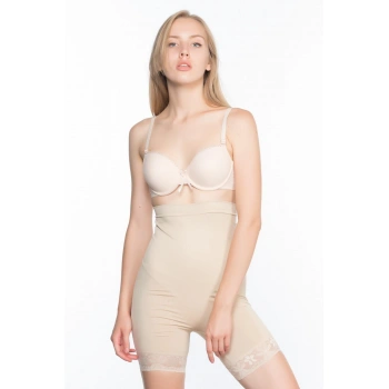 TEN MI Emay 2027 Yüksek Bel Dantelli Paçalı Korse