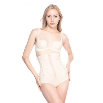 TEN MI Emay 2886 Yüksek Bel Tül Slip Lazer Korse