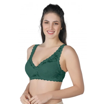 YEŞİL MI Emay 188 C Pedli Dantelli Telli Toparlayıcı Sütyen