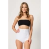 BEYAZ MI Emay 2931 Karın Balen Destekli Slip Lazer Korse