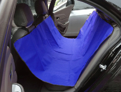 Evcil Hayvan Araç Arka Koltuk Kılıfı - Mavi (taşıma Çantası Hediye)