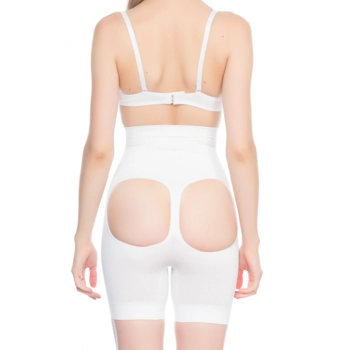 BEYAZ MI Emay 2032 Popo Açık Masajlı Boxer Korse