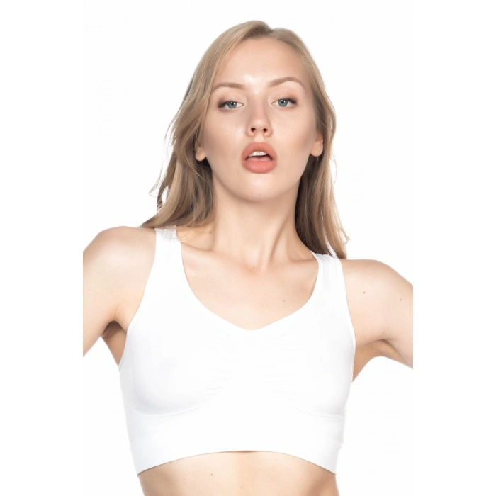 BEYAZ MI Emay 4001 Soft Sporcu Büstiyer