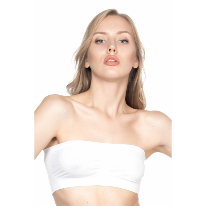 BEYAZ MI Emay 4002 Soft Straplez Büstiyer