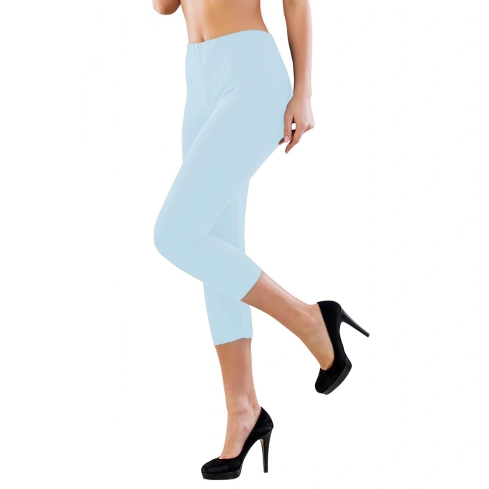 BUZ MAVİSİ MI Emay 7600 Likralı Kapri Tayt