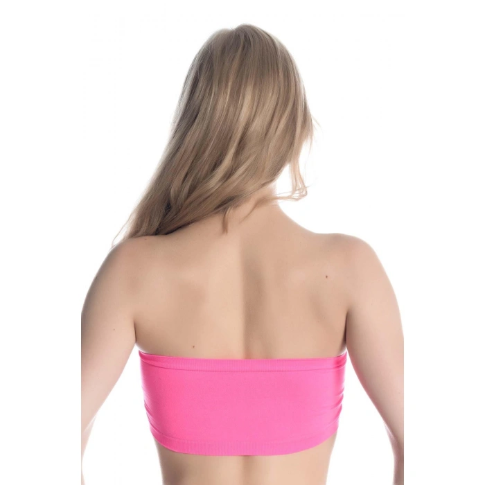 NEON FUŞYA MI Emay 4002 Soft Straplez Büstiyer