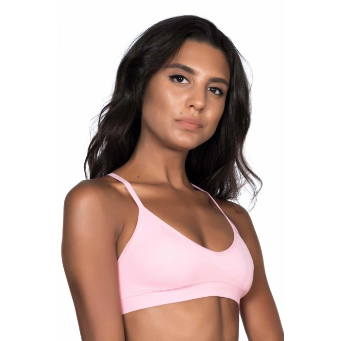 PEMBE MI Emay 4020 Pedli İnce Askılı Büstiyer