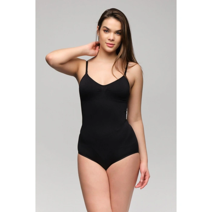 SİYAH MI Emay 1925 Soft Pedli Çıtçıtlı Body