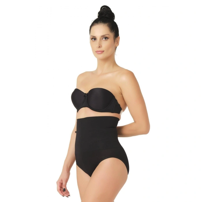 SİYAH MI Emay 2029 Masajlı Double Slip Korse