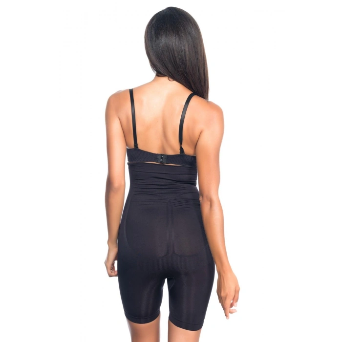 SİYAH MI Emay 2077 Yüksek Bel Desenli Paçalı Korse