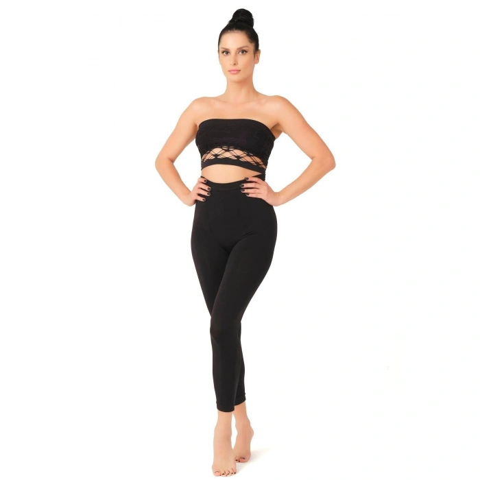 SİYAH MI Emay 3810 Tayt Korse