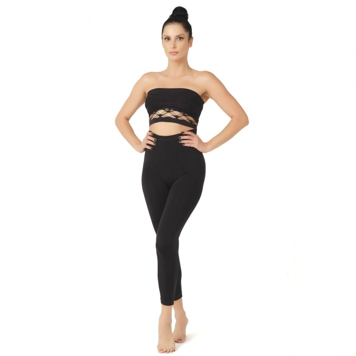 SİYAH MI Emay 3810 Tayt Korse