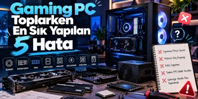 Gaming PC Toplarken En Sık Yapılan 5 Hata