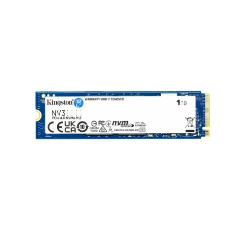 Kingston NV3 1TB PCI-Express 4.0 M.2 6000/4000 Mb/s SSD Bellek SNV3S/1000G