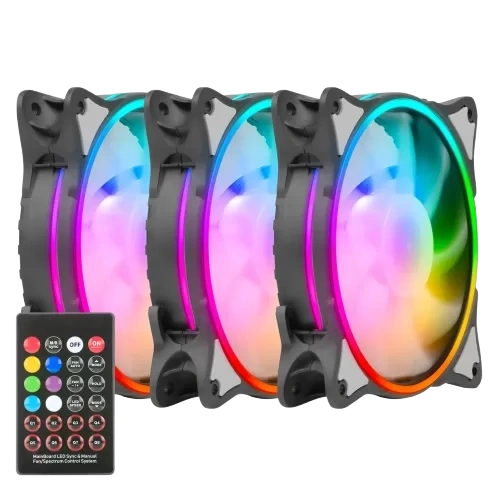 HURACAN FAN GFK120M-ARGB (Üçlü Fan Kit)