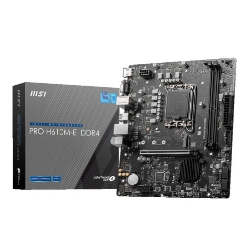 MSI PRO H610M-E DDR4 3200MHZ mATX 1700p