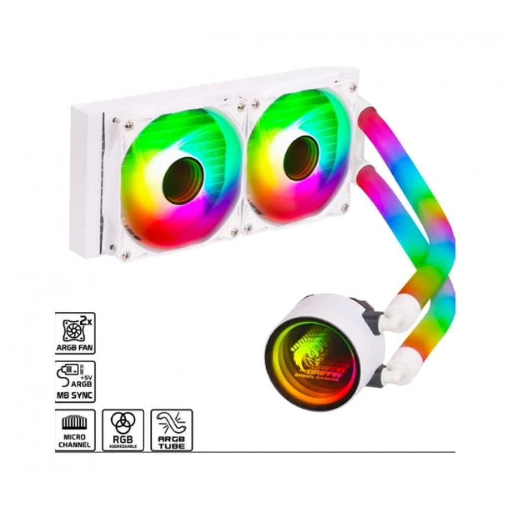 FAN CPU SIVI SOĞUTMA STREAM GLC-240S MM ARGB PİPE