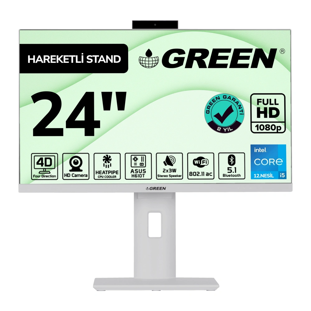 AIO GT24-i58SW(i5 8GB 512GBM2 )-H6