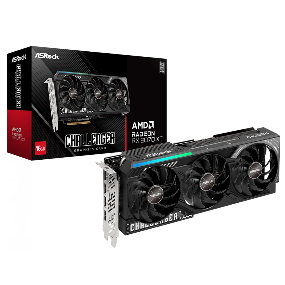 ASROCK GPU - 90-GA61ZZ-00UANF-RX9070XT CL 16GO
