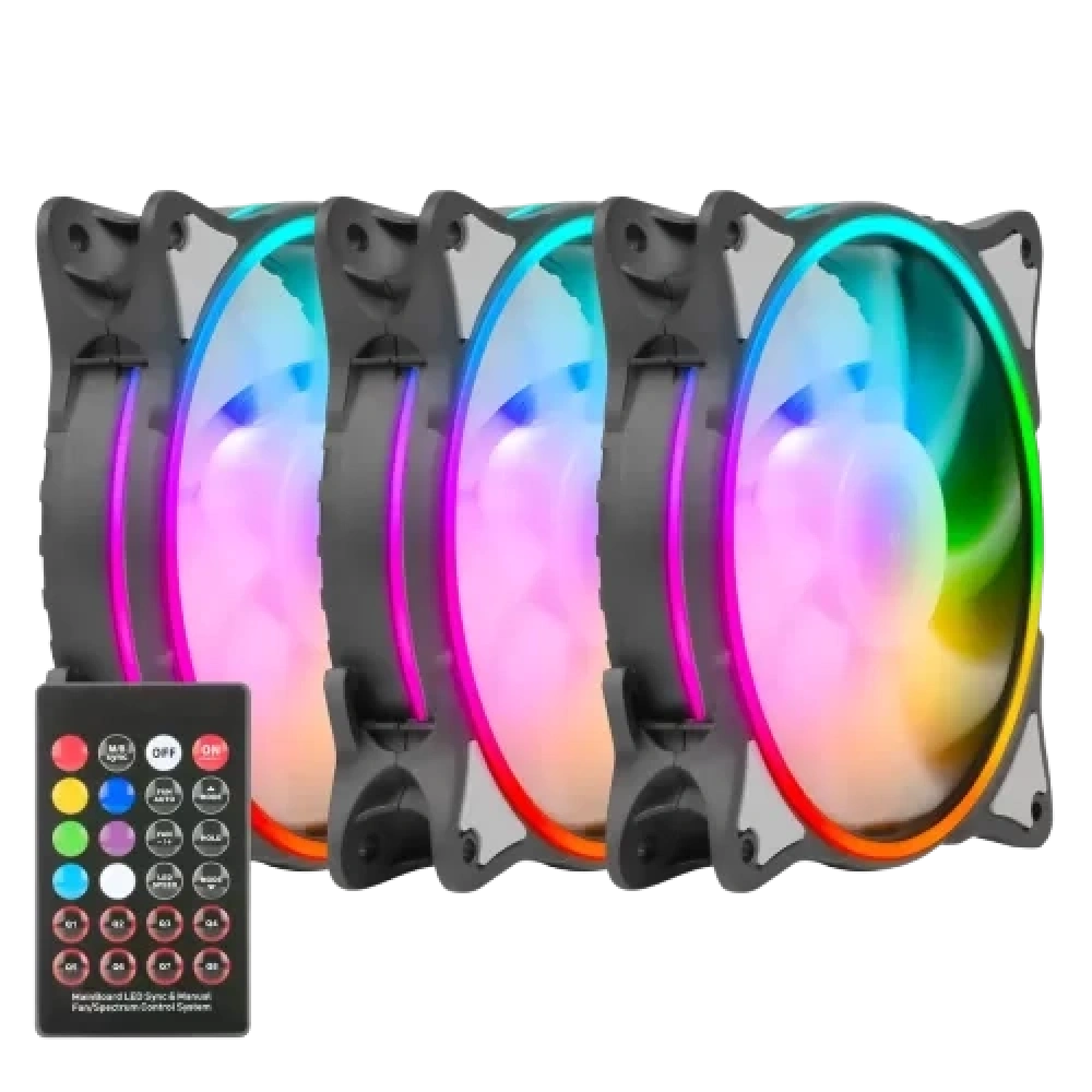 HURACAN FAN GFK120M-ARGB (Üçlü Fan Kit)