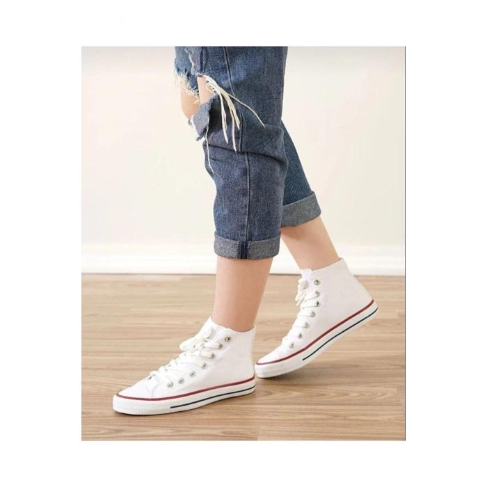 Unisex Cnv Uzun Beyaz Spor Ayakkabı