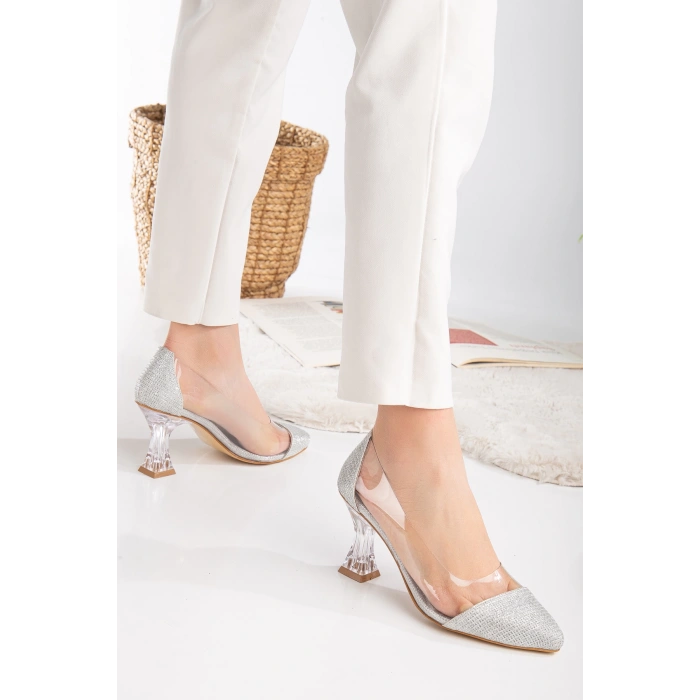 Gümüş Abiye Ayakkabı