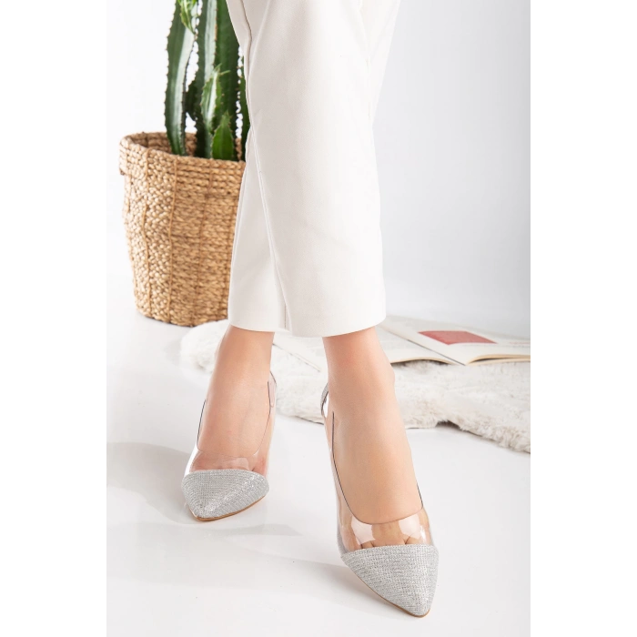 Gümüş Abiye Ayakkabı